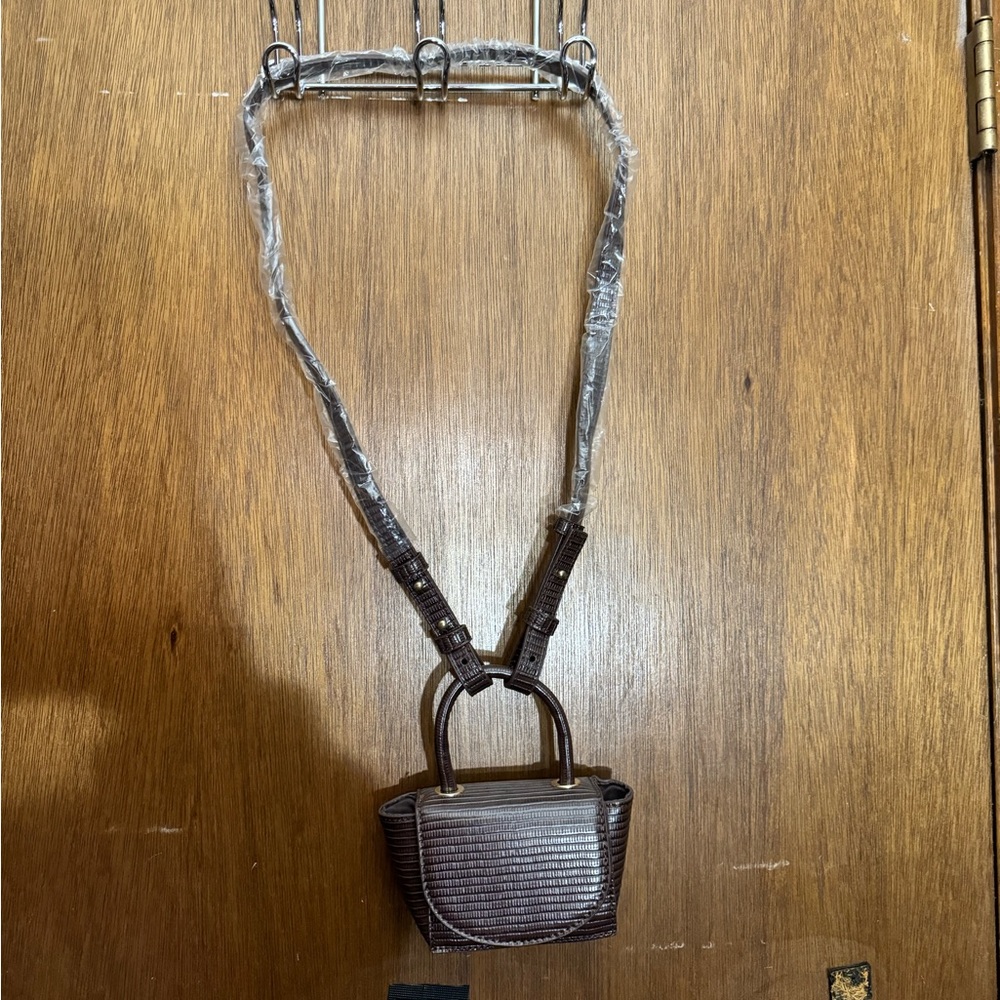 Brown mini bag